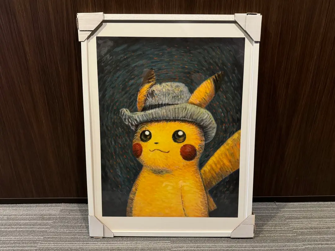 オランダ ゴッホピカチュウ プリントアート 63×83 額装オプション済 新品 m82428638708_1.jpg?1730194635