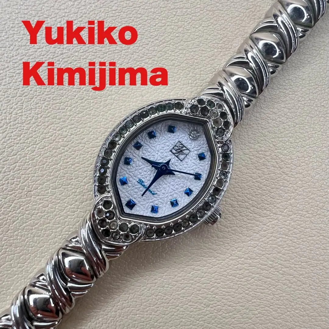 Yukiko Kimijima シルバー メッシュバンド 時計 yukiko kimijima ユキコ キミジマ レディース 腕時計 ジュエリー