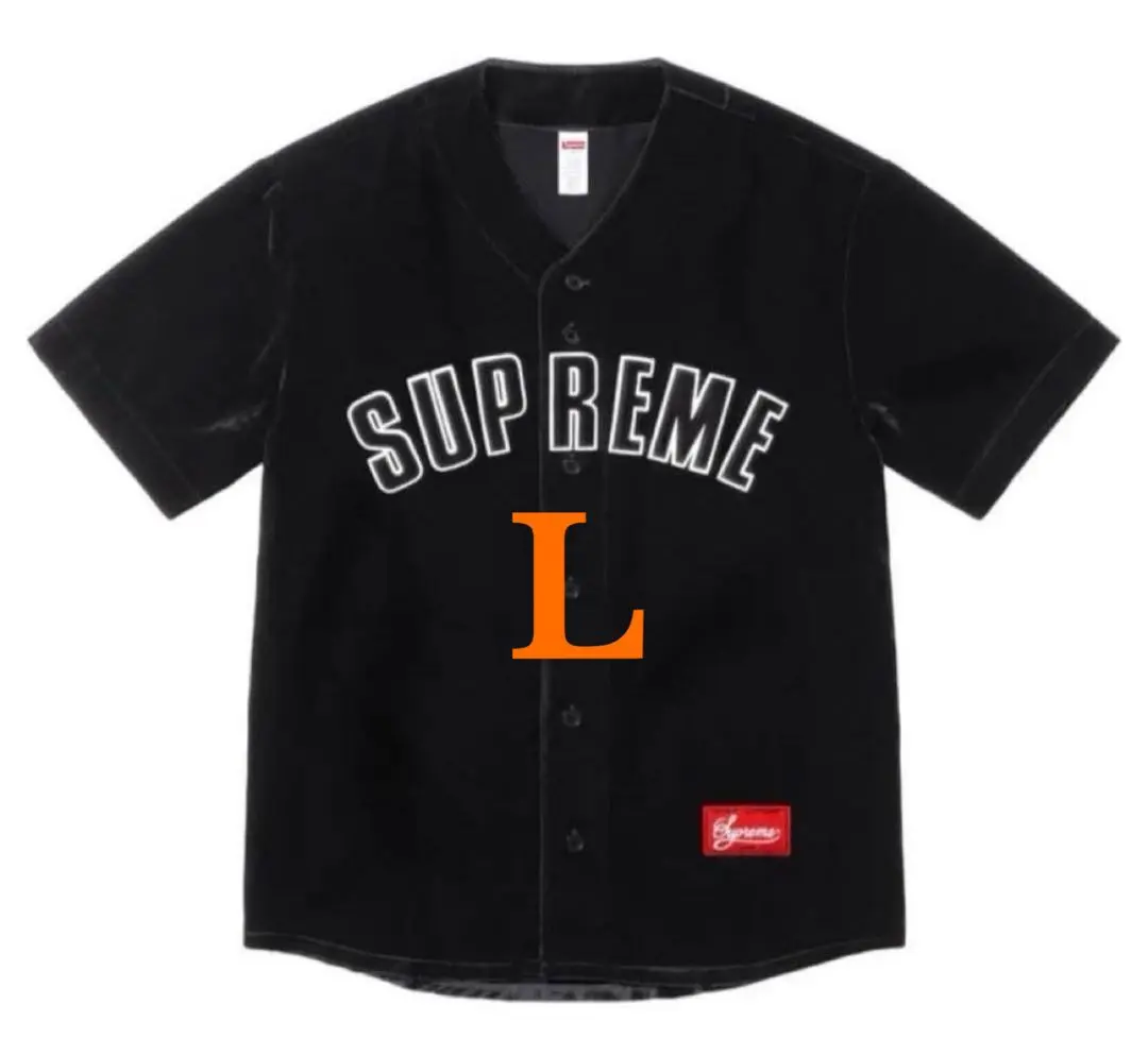【25SS】Supreme Velvet Baseball Jersey シュプリーム Rhinestone Baseball Jersey | Supreme 20ss