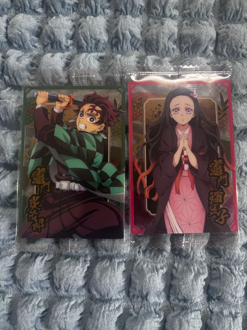 Thumbnail of Kimetsu no Yaiba Wafer 10 Tanjiro Kamado Nezuko Kamado Set