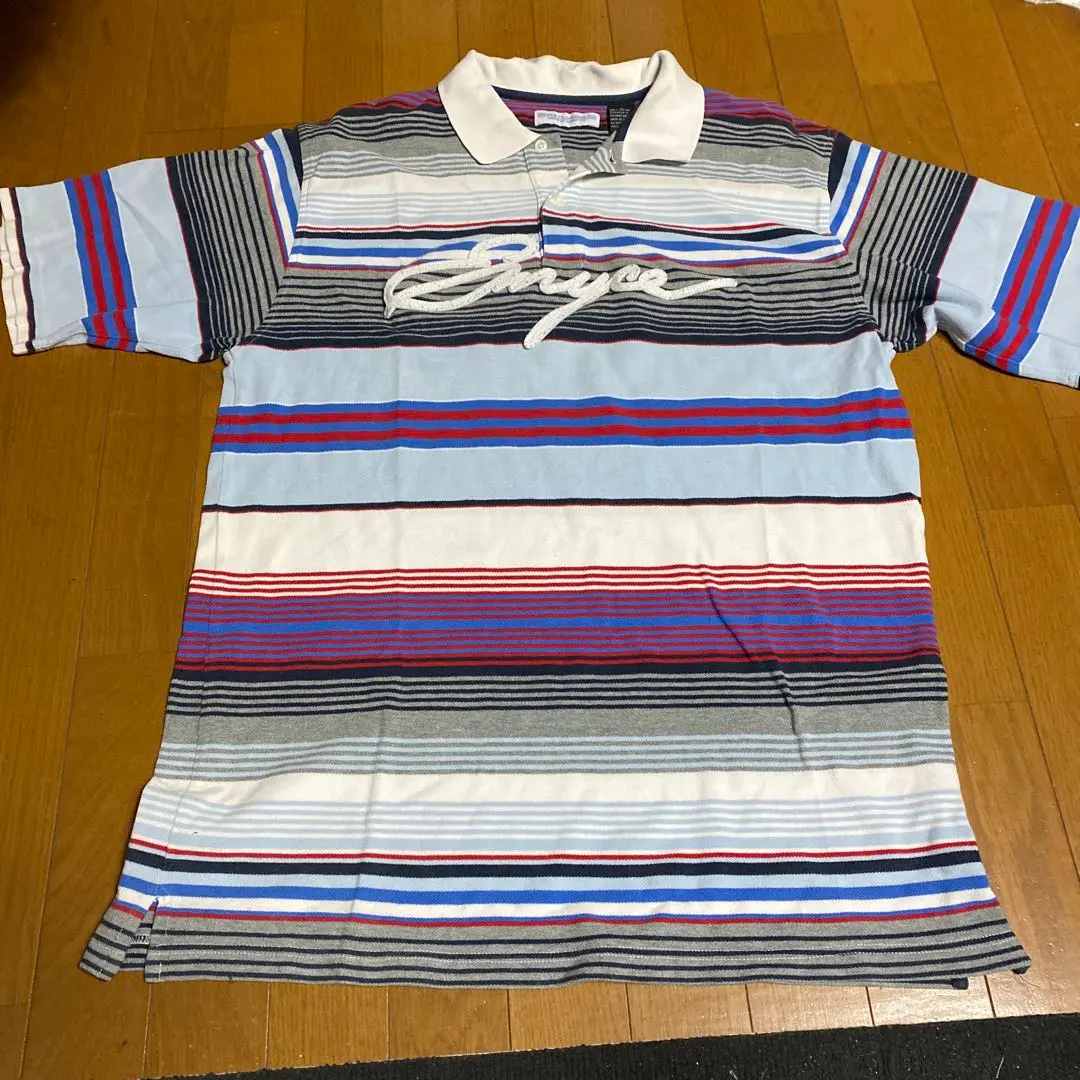 enyce ポロシャツ Enyce エニーチェ 00s ボーダー ポロシャツ L - メルカリ