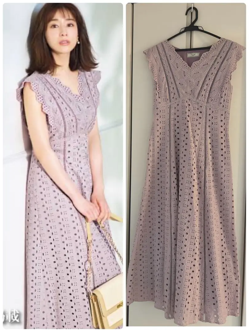 23SS♡大人気即完売♡Noelaノエラコットンレ ースマキシワンピ　 白M Noela（ノエラ）の「コットンレースマキシワンピース