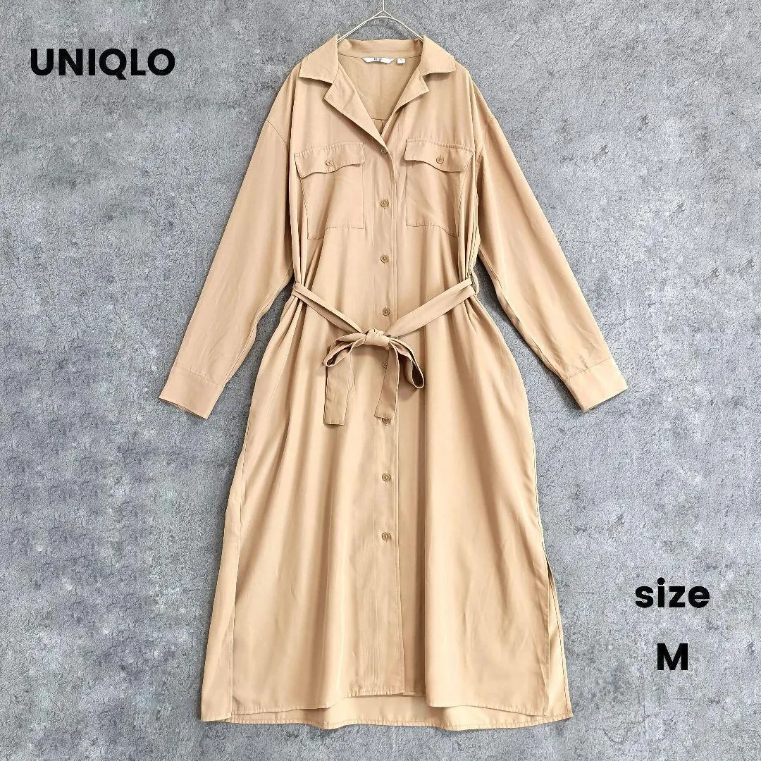 Thumbnail of Excellent condition ✨️ UNIQLO UV Cut Shirt Dress Long Cardigan Long Sleeve