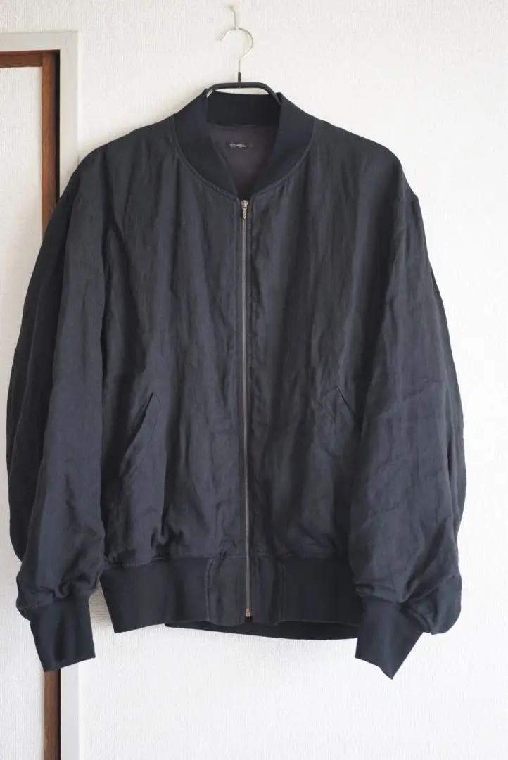 リネンWクロス ジップブルゾン24SS COMOLI (コモリ) リネンWクロス ジップブルゾン