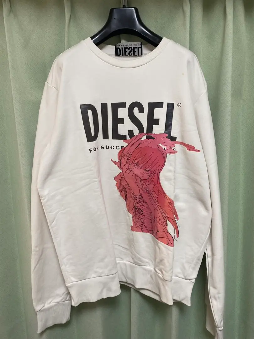 DIESEL JUN INAGAWA コラボ スウェット Lサイズ DIESEL × JUN INAGAWA ロゴ プリント スウェット - メルカリ