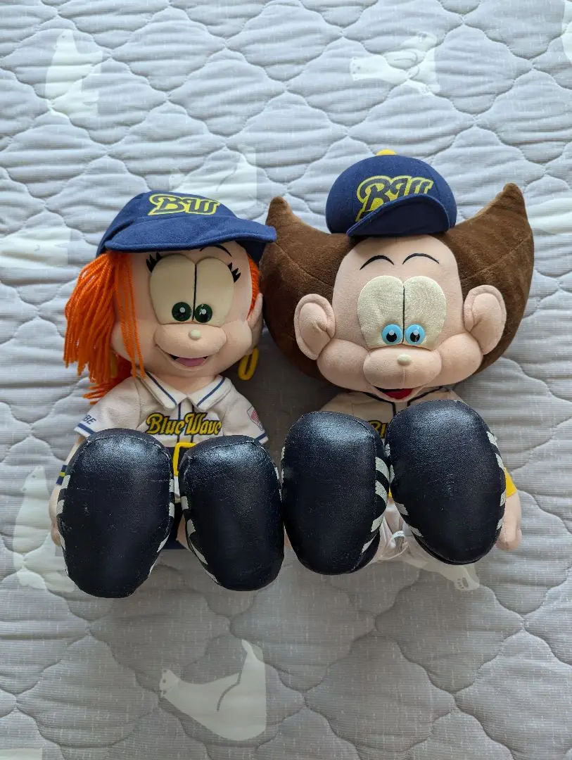 希少未開封　ネッピー&リプシー　ぬいぐるみ人形　オリックスブルーウェーブ Amazon.co.jp: オリックスブルーウェーブ ネッピー リプシー