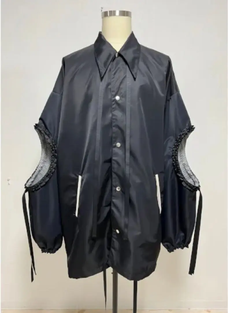 希少⭐︎KIDILL 2016SS レイヤード コーチジャケット オーバーサイズ 希少⭐︎KIDILL 2016SS レイヤード コーチジャケット オーバー