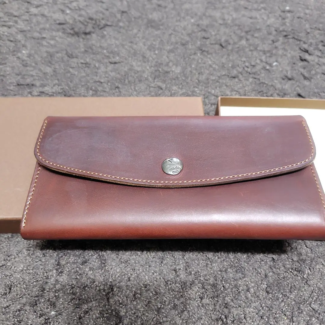 モト MOTO \"MOTOR NEW VINTAGE\" レザー長財布 ナチュラル MTRW7 ≪NATURAL≫