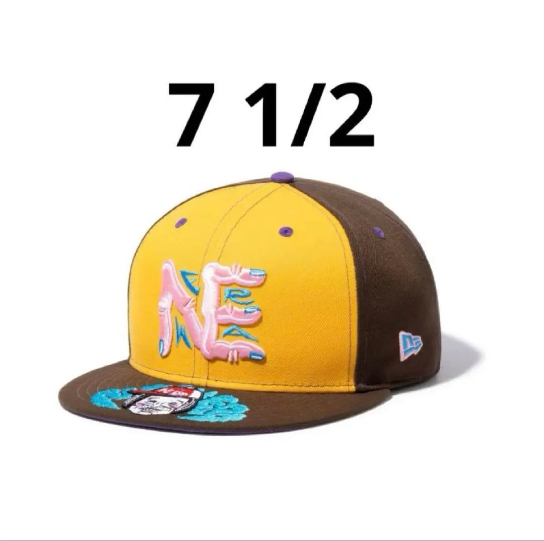 NEW ERA × くっきー!   7 1/2 (59.6センチ) ラスト7 1/2 (59.6cm)のみ】NEWERA（ニューエラ）“59FIFTY