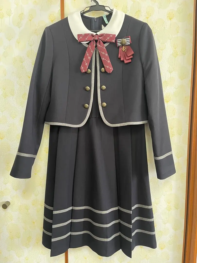 新品未使用タグ付　ショパン フォーマル　ワンピース　アンサンブル　165 160 楽天市場】【66周年記念】中学受験 学校説明会 子供 女の子