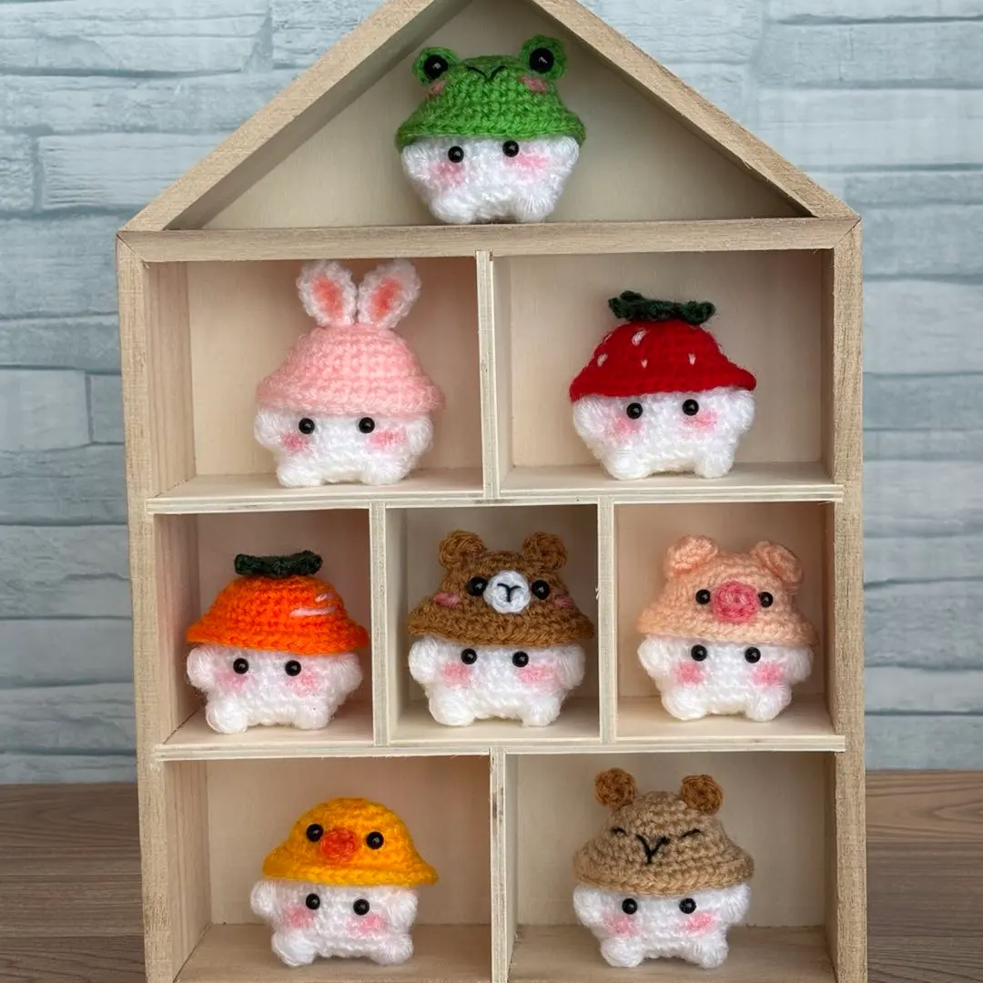 Thumbnail of Amigurumi Handmade Mushroom Hachiami Art [Available for purchase from 1 piece]