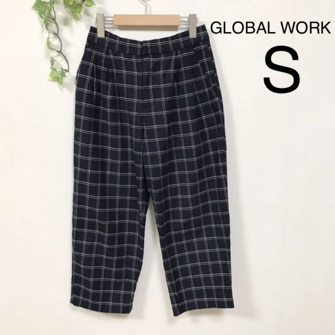 Thumbnail of GLOBAL WORK Check Pants Cropped Pants S