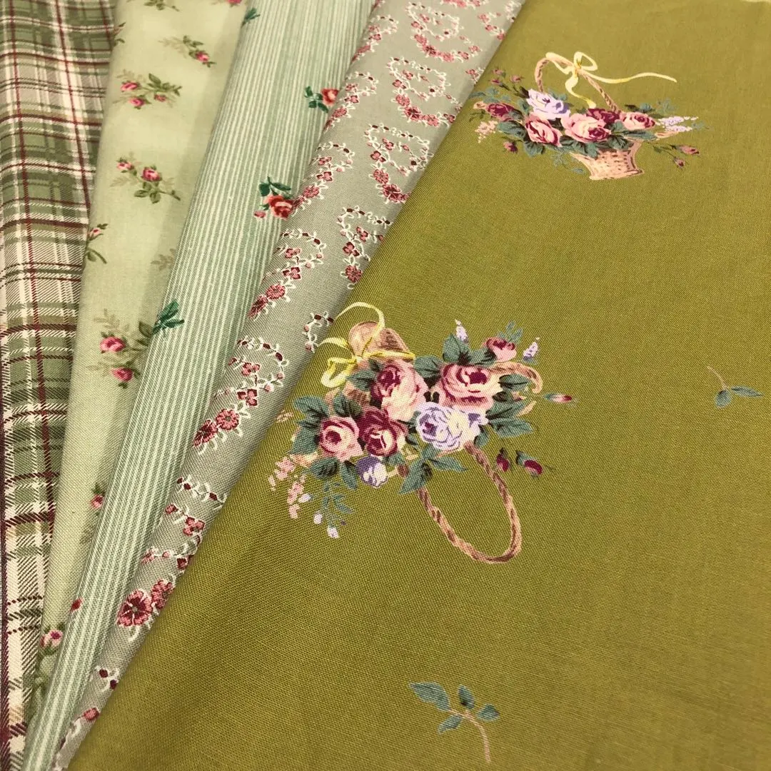 Thumbnail of Sanae Kohno Original Fabric 5-Piece Cut Cloth Set - Green