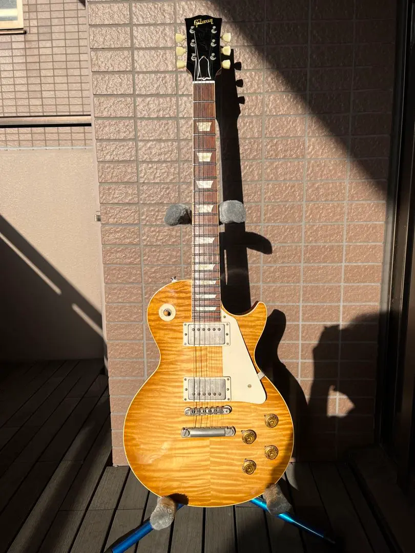 ハードレリック&エイジド レスポールカスタムタイプ/コイルタップ ゴールドパーツ Gibson Custom Shop 1956 Les Paul Standard Gold Top “Faded