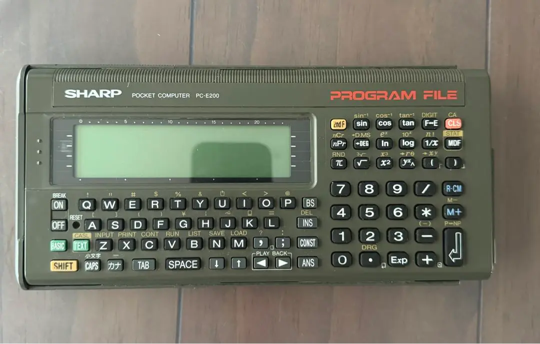 ポケットコンピュータ SHARP PC-E200 ポケコン ポケットコンピュータ - Wikipedia