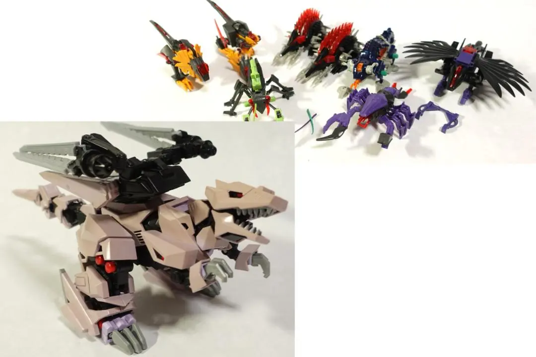 ゾイド3点セット　ディマンティス　グレイヴクアマ　メガレオン ゾイド グレイヴクアマ ディロフォース セイバリオン ガン