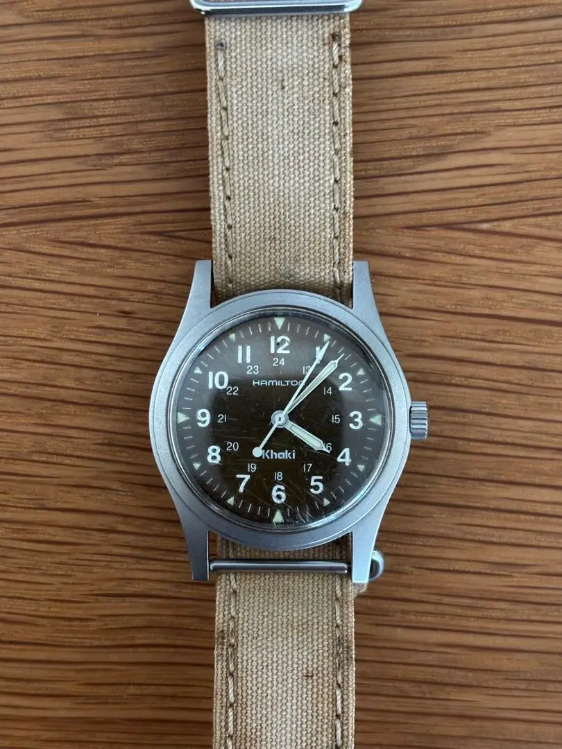 M*e様 HAMILTON 9415A ハミルトン khaki 18mm 2025年最新】ハミルトン 9415Aの人気アイテム - メルカリ