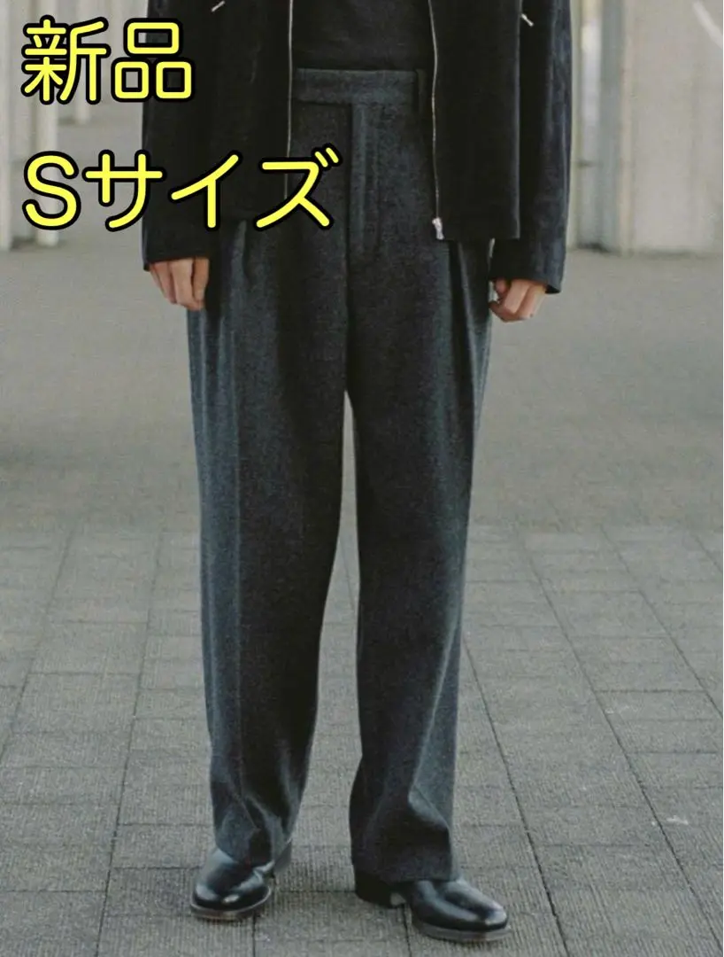 LIDNM 24AW WOOL FLEECE SLACKS M 新品未使用 LIDNM / Llife ONLINE STORE / WOOL FLEECE SLACKS