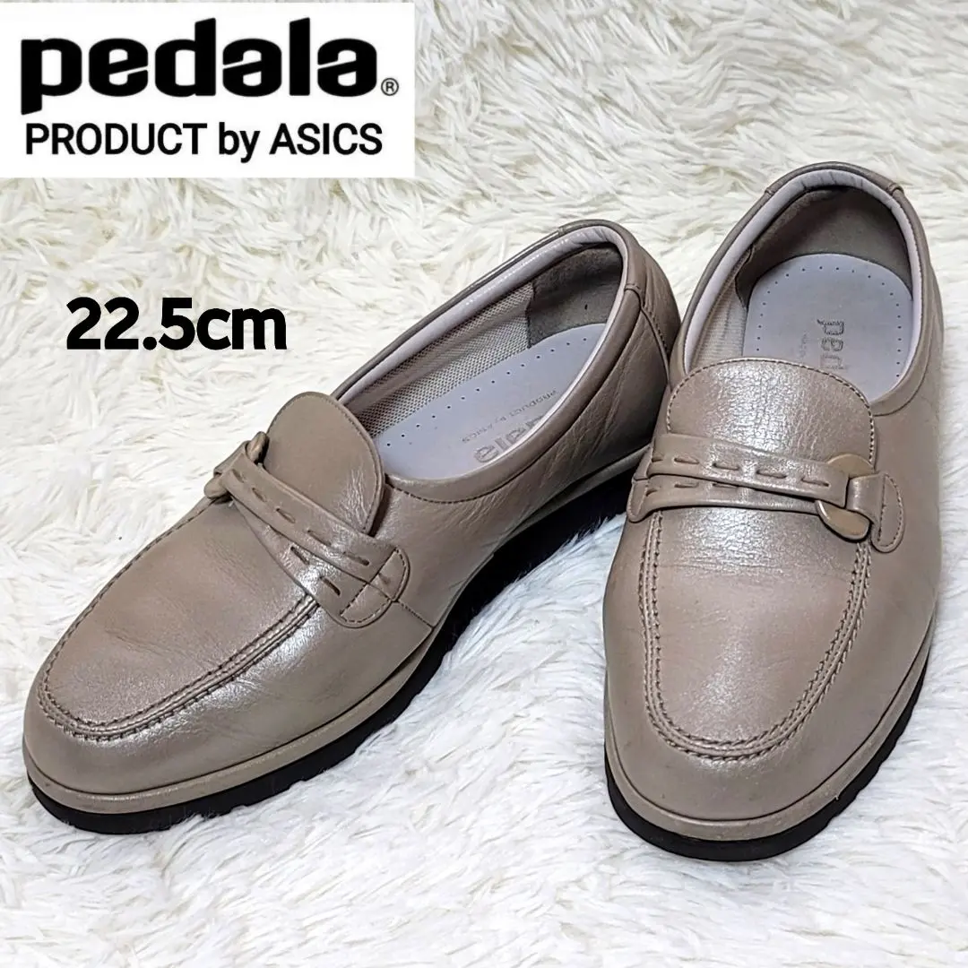Thumbnail of [Excellent Condition] Asics Pedala Walking Shoes 3E 22.5cm Slip-on