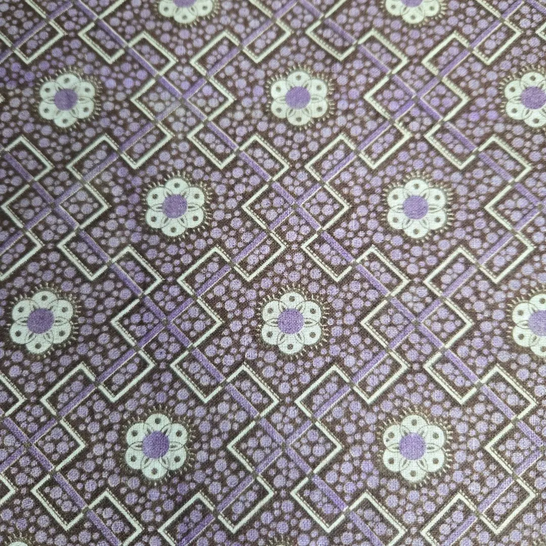 古布 棉 木棉 紗羅紗 洋紗羅紗 碎布 W77 歐洲紗羅紗 型染 改造 的縮圖