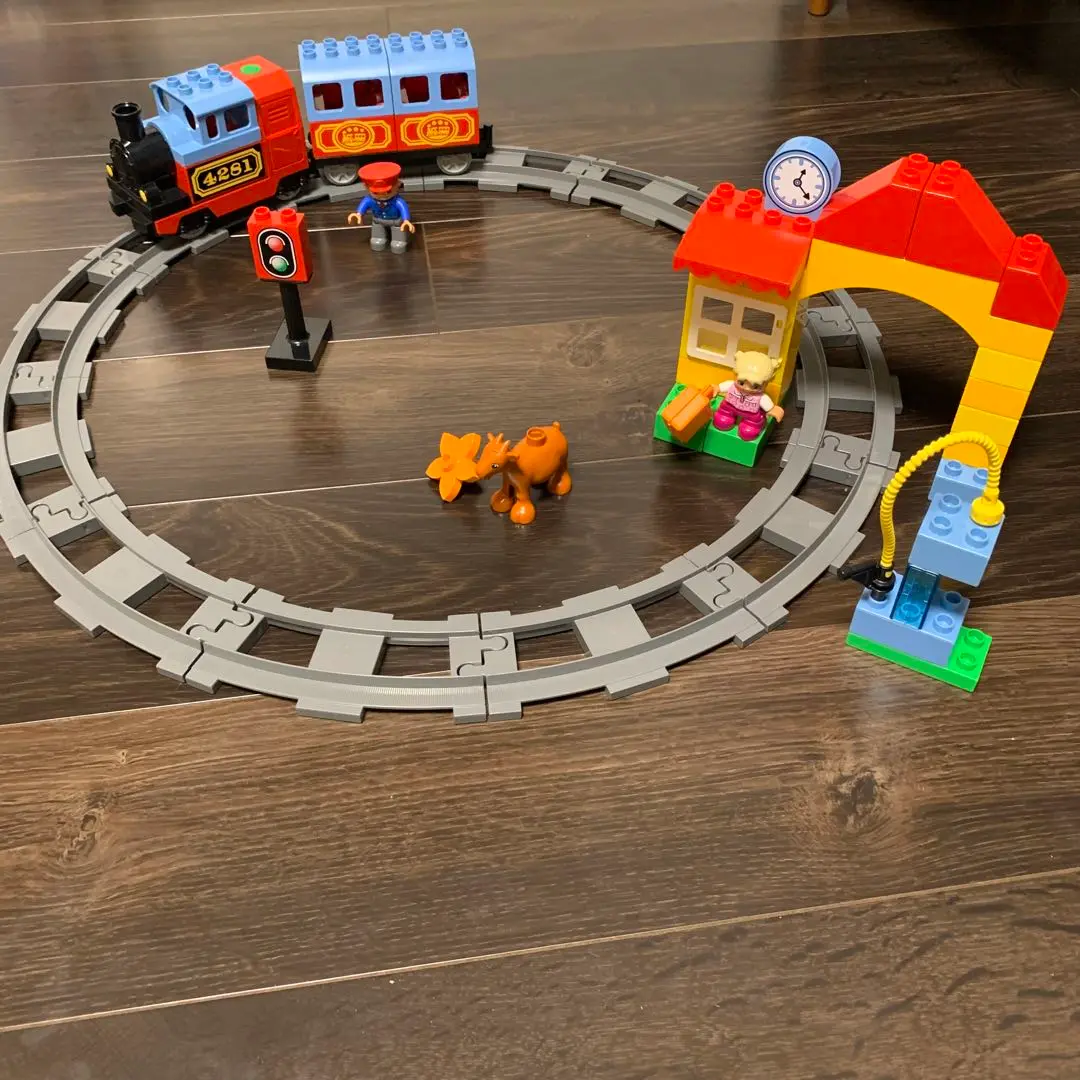 レゴ　デュプロ　はじめてのトレインセット　鉄道橋　踏切　セット売り　美品 美品】LEGO レゴ デュプロ はじめてのトレインセット 電車