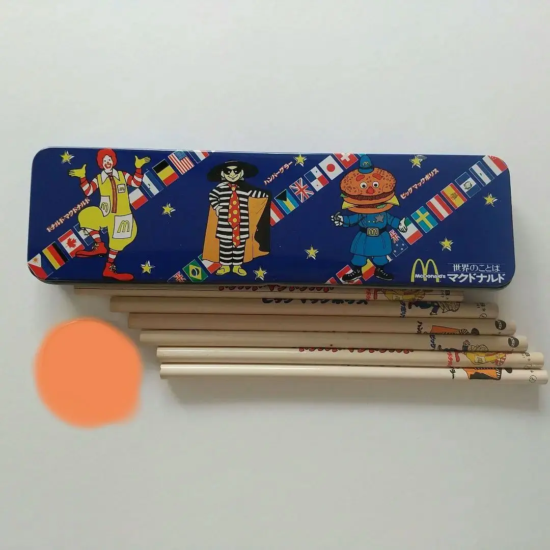 【B】マクドナルド カナダ 大判ピーローケース ビンテージ B】マクドナルド カナダ 大判ピーローケース ビンテージ