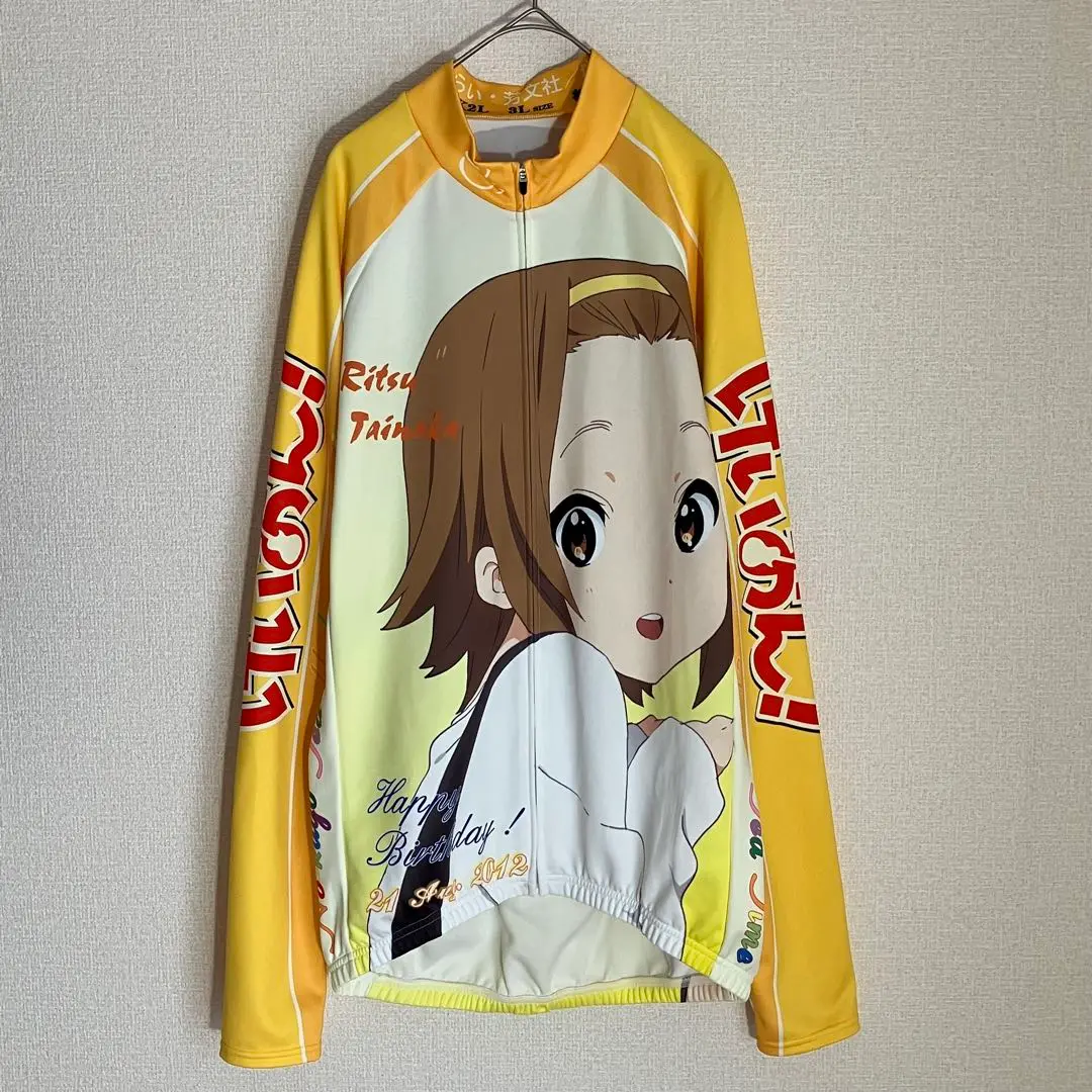 けいおん！！ 季吹： 細半袖サ イクルジャージ／XL けいおん！！ 季吹： 細半袖サ イクルジャージ／XL（プリント