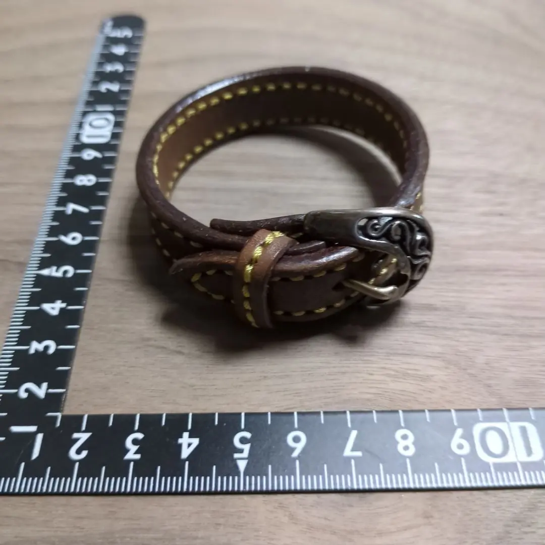 SAAD・OLDアラベスク 925 レザーブレスレット・希少 SAAD・OLDアラベスク 925 レザーブレスレット・希少