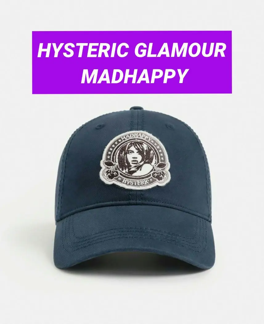Madhappy キャップ アイボリー/ネイビー Madhappy キャップ アイボリー/ネイビー