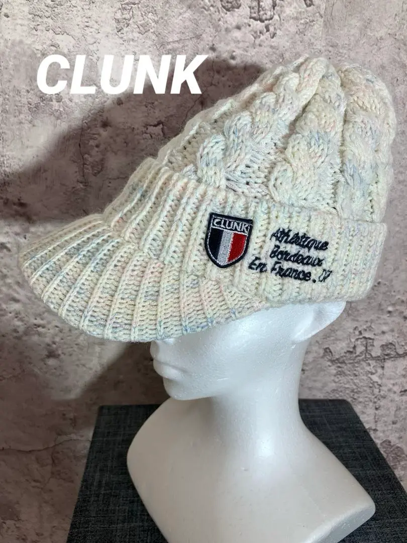 Thumbnail of ✨CLUNK Cable Knit Beanie with Brim Knit Cap Golf