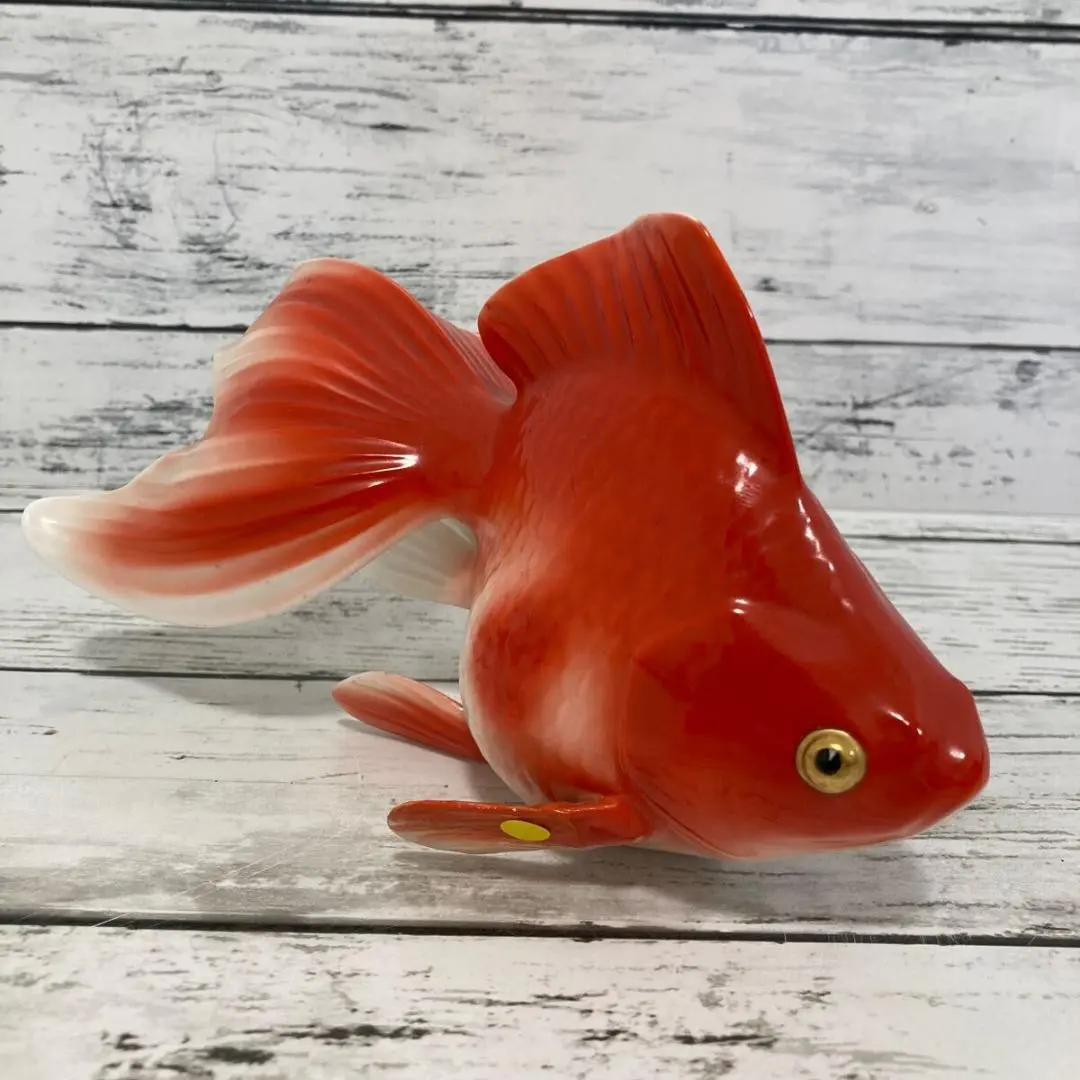 ノリタケ 金魚置物ペア 完品無傷 超美品 オールドノリタケ