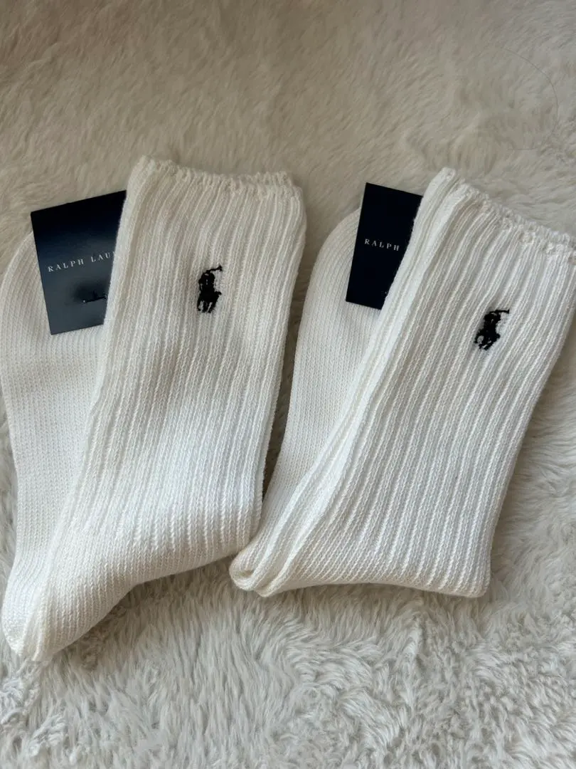 メルカリ便☆ラルフローレン☆RALPH LAUREN☆ルーズソックス　白　レア 2025年最新】ラルフローレン ルーズソックス白の人気アイテム