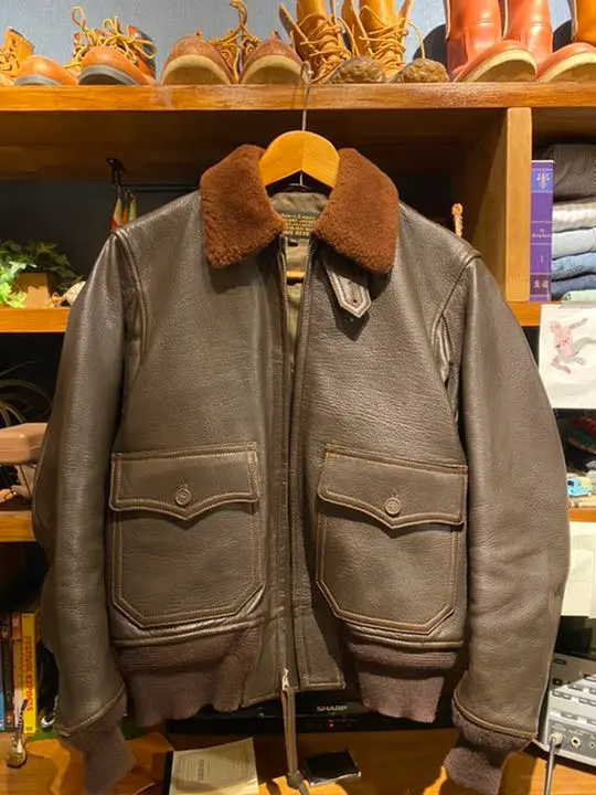 本日限定Gー1フライトジャケット　　マッコイ　バズリクソンズ好きに。 BUZZ RICKSON'S バズリクソンズ G-1 レザーフライトジャケット