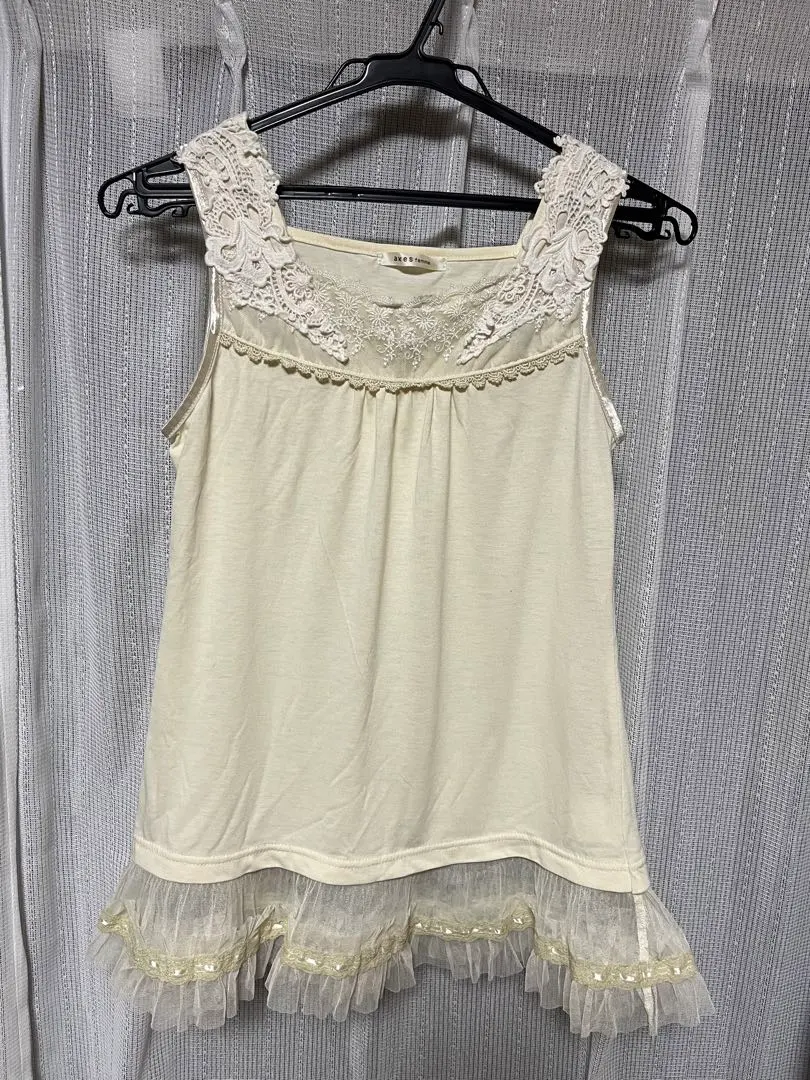 Thumbnail of axes femme Tank Top with Lace