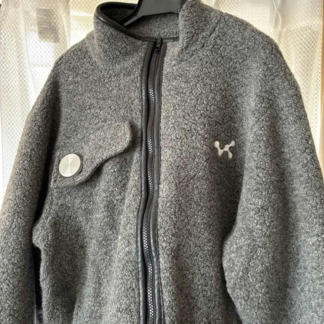 vujade X cmmawear フリース グレー M VUJADE x CMMAWEAR VC FLEECE JACKET grey color material is