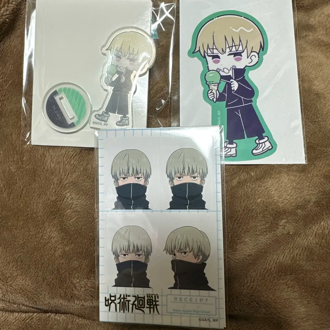 Thumbnail of Jujutsu Kaisen Toge Inumaki Proof-of-ID Style Stickers, Acrylic Stand, Die-cut Stickers