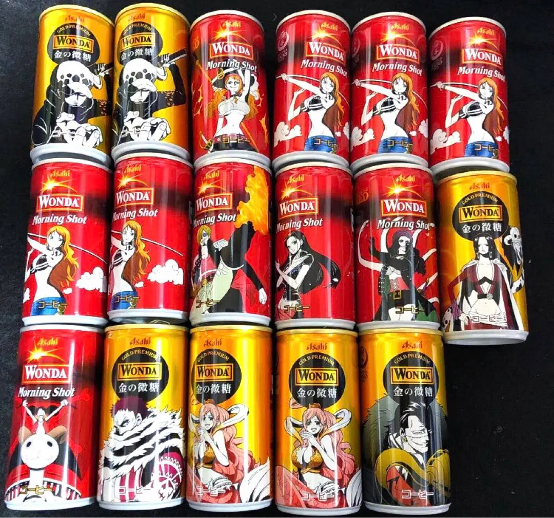 ワンピース缶　ワンダ　ONE PIECE セット　コレクション用 ワンダ ワンピースデザイン缶」8月から数量限定発売 昨年の好評