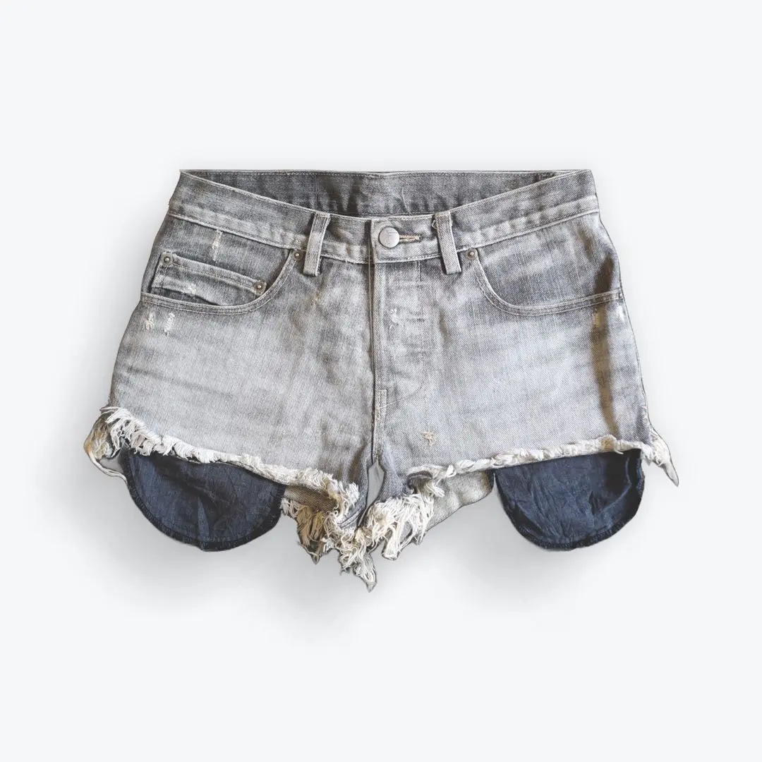 ksubi スビ ダメージ加工 デニムショートパンツ ブラック 24 2025年最新】ksubi レディース ショートパンツ・ハーフパンツの