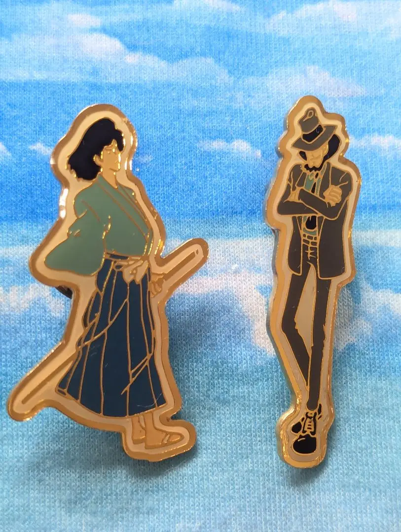 ルパン三世　ピンバッジ　PINS　次元 大介　石川 五ェ門　モンキーパンチ ルパン三世 ピンバッジ PINS 次元 大介 石川 五ェ門 モンキーパンチ