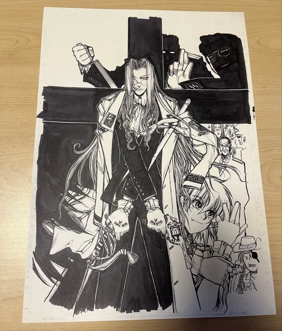 【即購入可】ヘルシング HELLSING 平野耕太 複製原画 アーカード m61359219017_1.jpg?1733574455