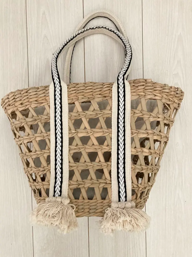 CIAOPANIC TYPY バンブーハンドルサークルカゴBAG CIAOPANIC TYPY バンブーハンドルサークルカゴBAG