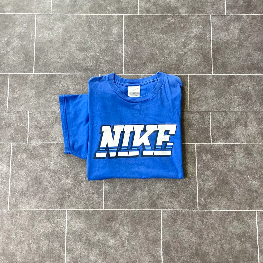Thumbnail of 00's old Nike Nike S/S Logo T-shirt Blue XL