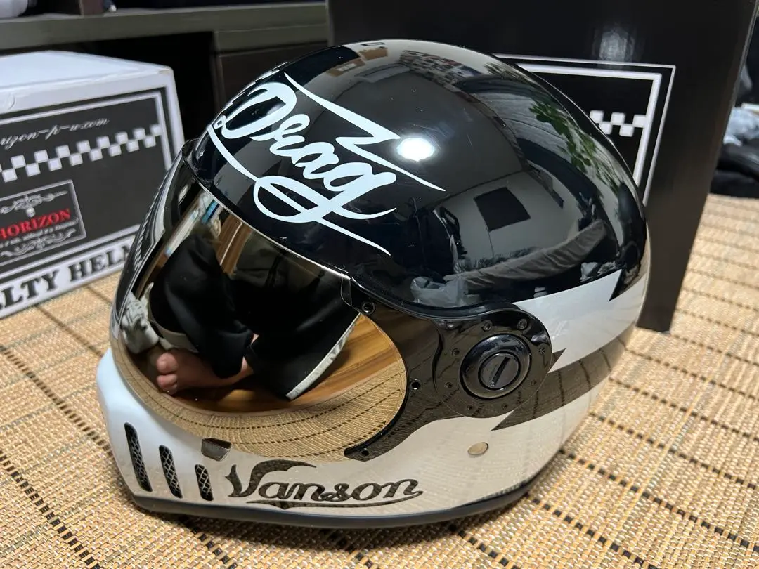 ホライズン Vanson コラボヘルメット スピード＆ドラッグ