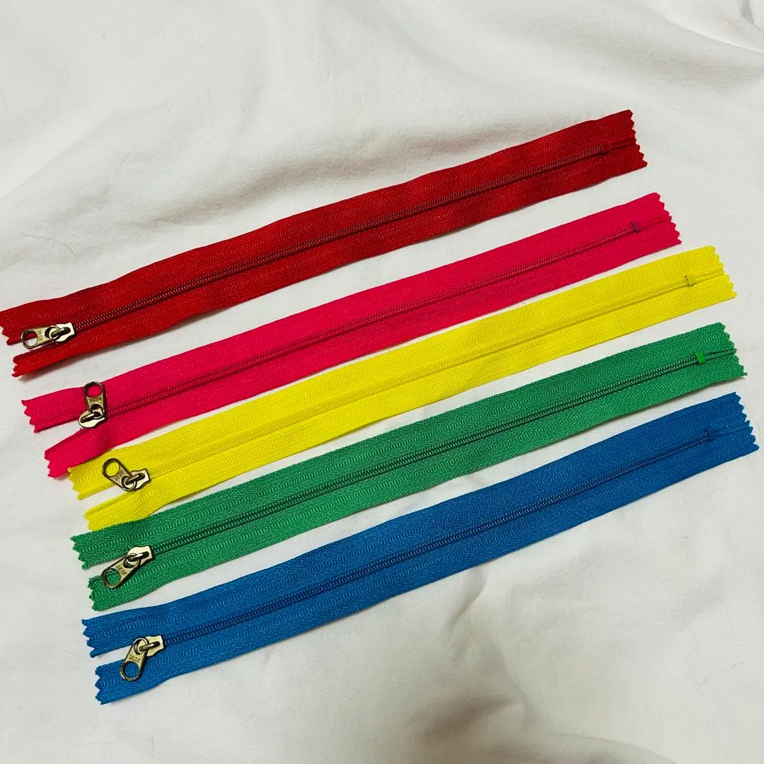 Thumbnail of Color Zippers - 23cm, Set of 5