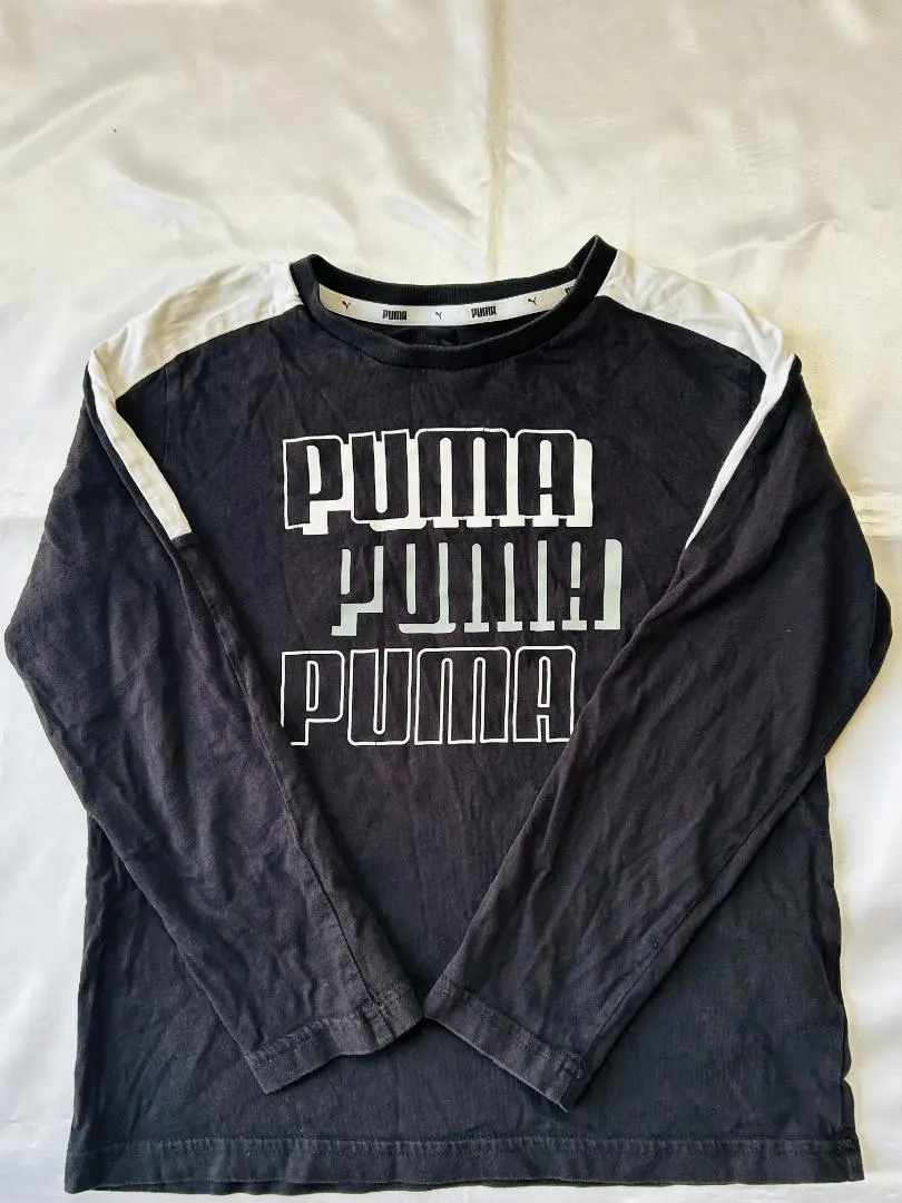 Thumbnail of PUMA Long Sleeve T-shirt, Size 140, Black