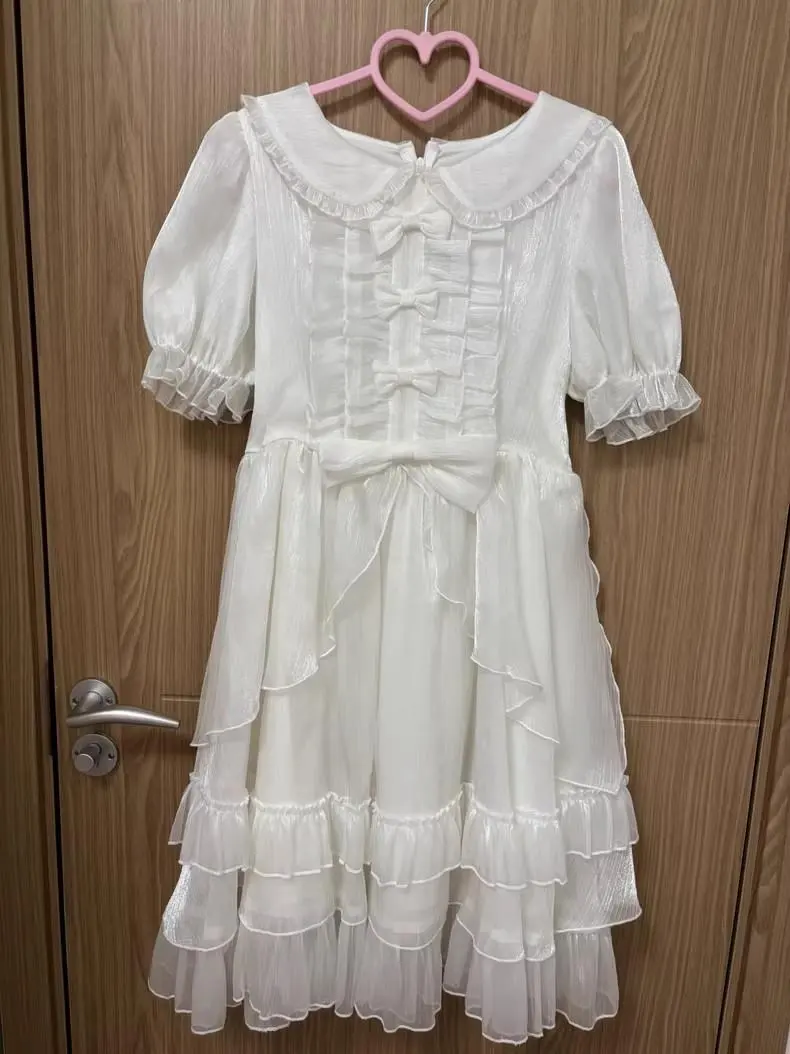 Thumbnail of White Lolita Dress with Frills