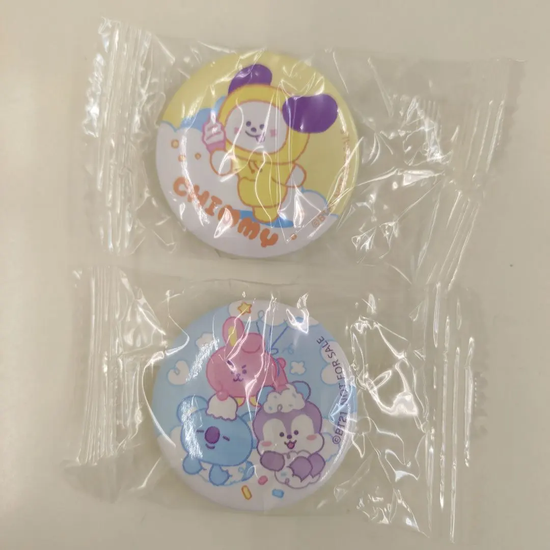 Thumbnail of BT21 Kura Sushi Original Can Badges: CHIMMY, KOYA, COOKY, MANG