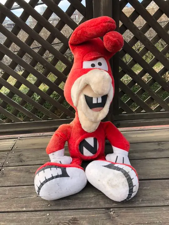 ドミノピザ　ノイド　ポペット Domino's Pizza “Noid” Bendable PVC Figure ノイド ビンテージ