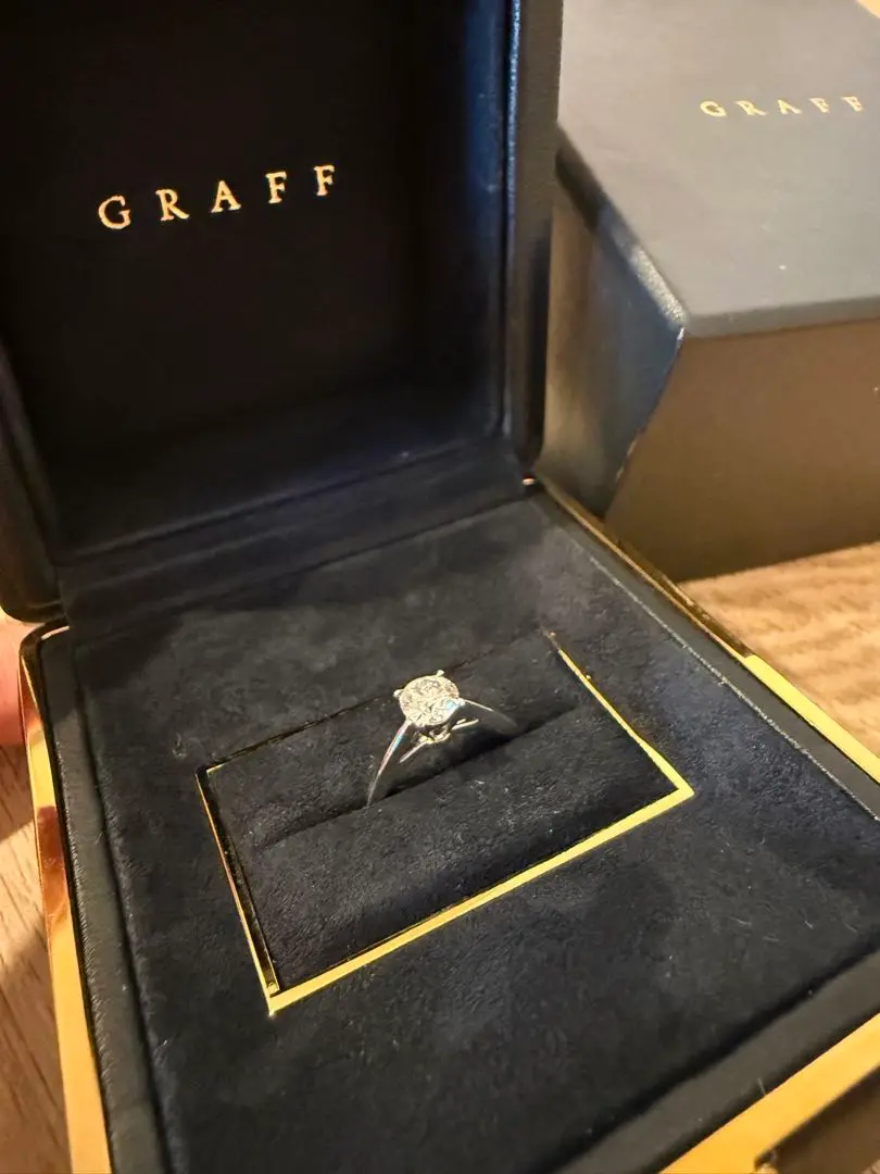 グラフ指輪BOXセット◇レア極上品 Graff/グラフ/指輪/箱/リングケースセット