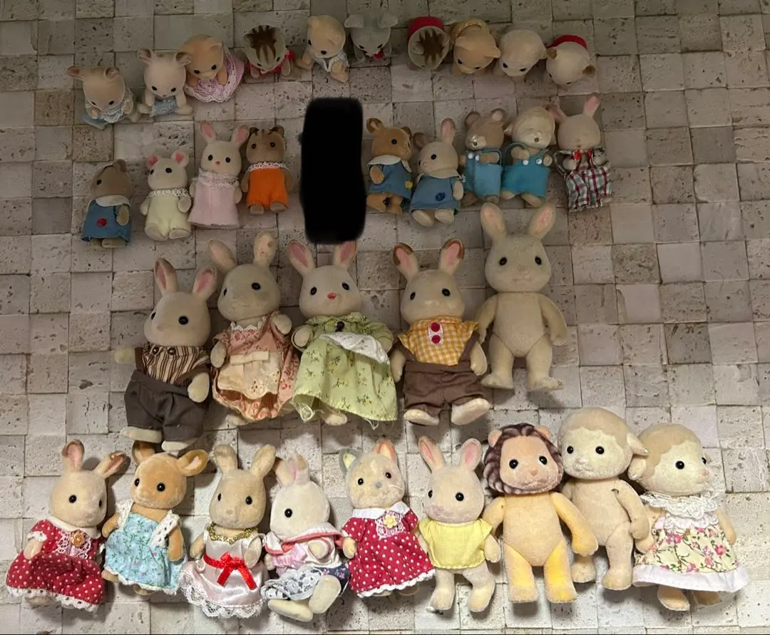 Thumbnail of Sylvanian Families figures, approximately 30 piece set